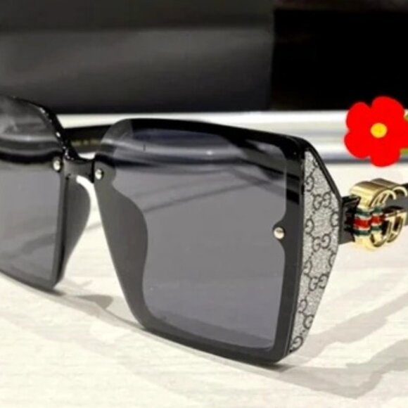 Guc oversized retro sunglasses - Picture 1 of 11